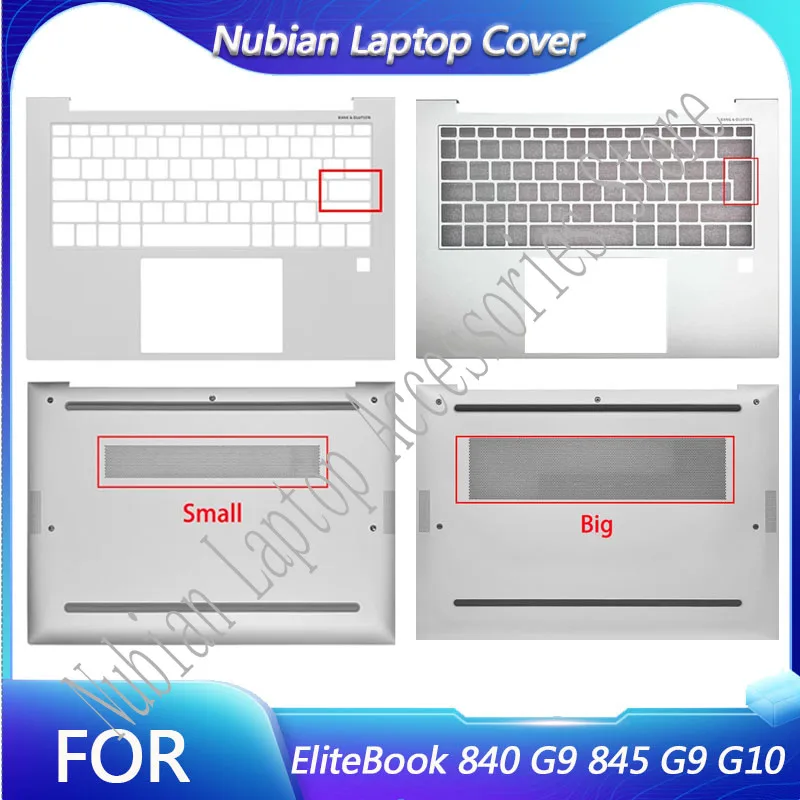 

New For EliteBook 840 G9 845 G9 G10 Laptop Front Bezel Palmrest Top Case Keyboard Lower Bottom Cover Silver