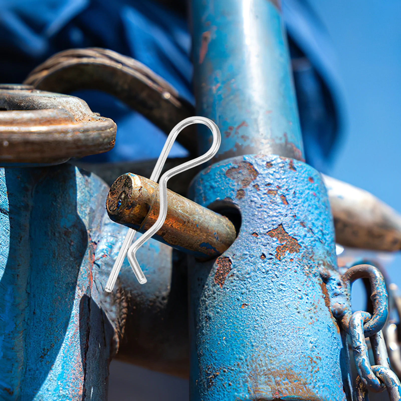 

30pcs Stainless Steel Hinge Pins Heavy Duty Trailer Hitch Pin Wave Shape Spring Retainer Cotter Pins For Truck Mower Marine