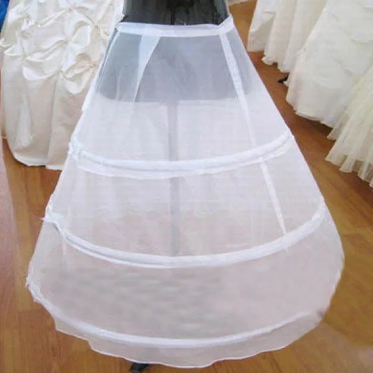 Enagua de 3 aros para vestido de novia, accesorios de boda, Jupon, Crinolina, Enagua, Jupon, Sous Robe