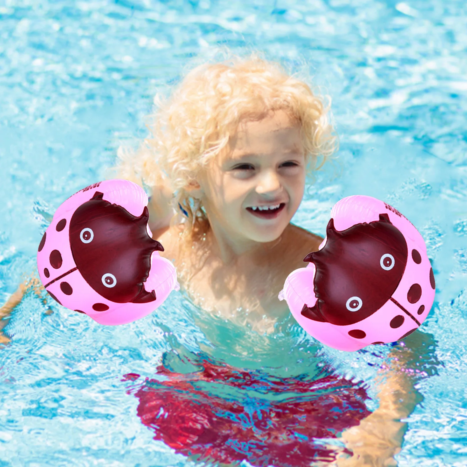 Iatable Swim Floater Sleeves for Kids Cute Children Swimming Floatation Sleeves Swimming Floater for Beginners and Children 2