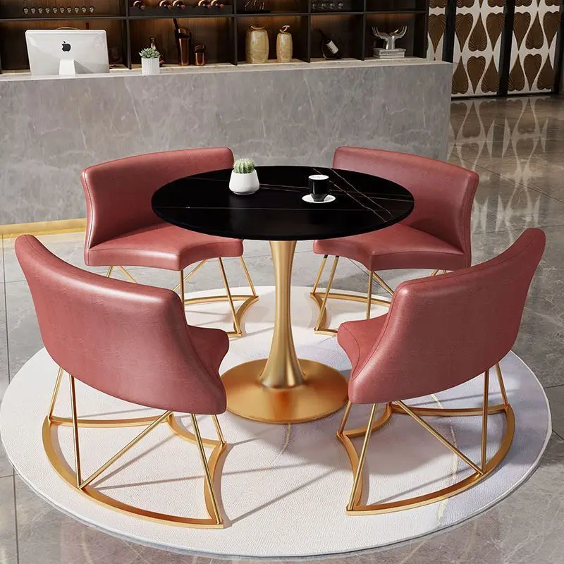 Rock Slab, Tea Table, Dining Table, Negotiation, Table and Chairs, Combination, Balcony, Leisure, Living Room, Chairs, Table