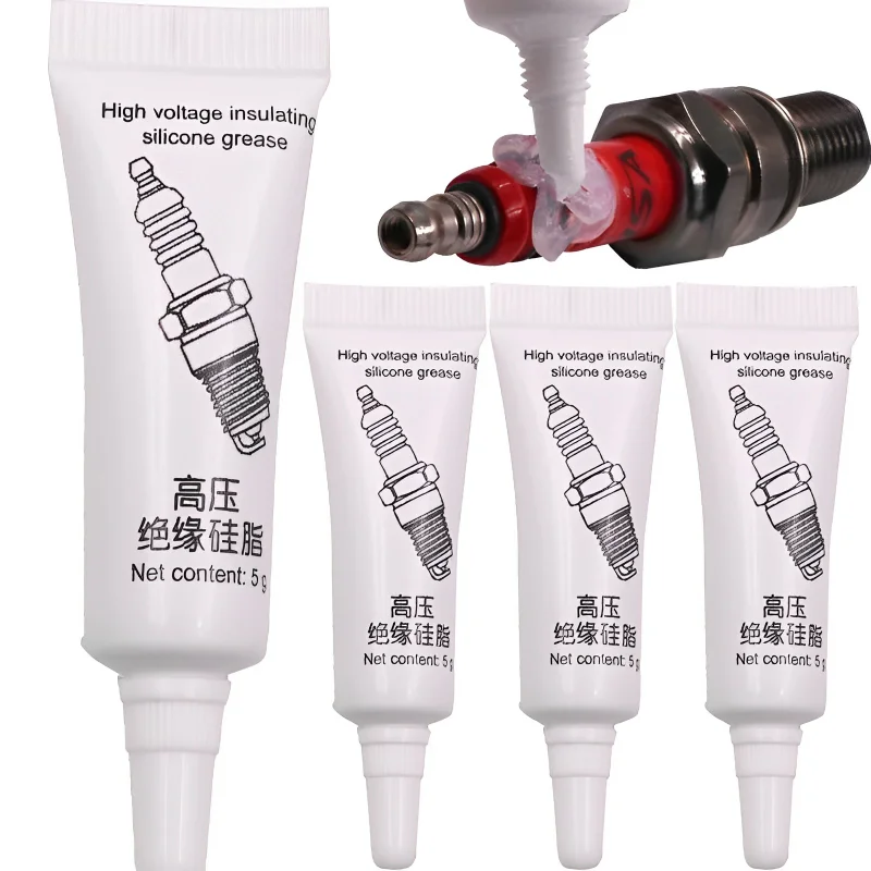 Silicone Lubricant Grease Temperature Resistance Machine Lube Prevent Valves for O Rings Ring Faucet Home Automobile Spark Plug