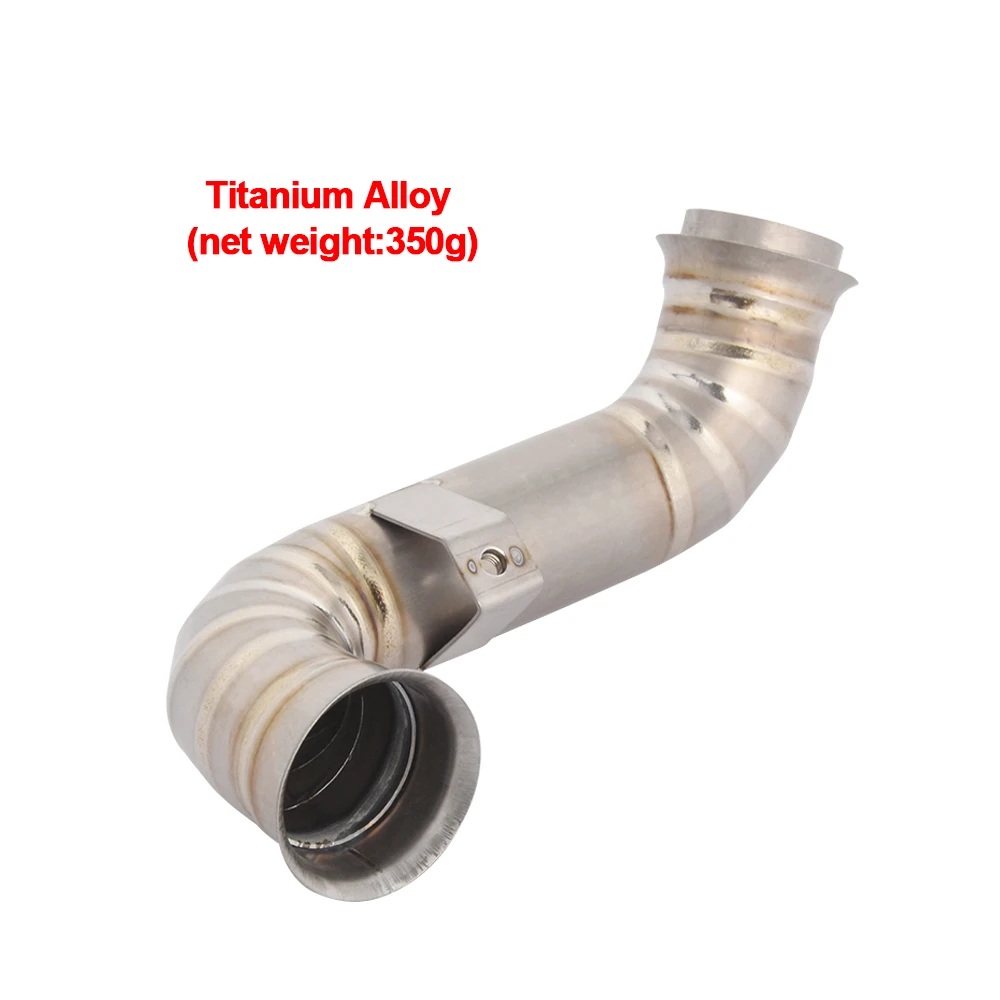 

Motorcycle Modified Exhaust System Middle Link Pipe Muffler Tube Titanium alloy For Super Duke 790 890 890R 2025