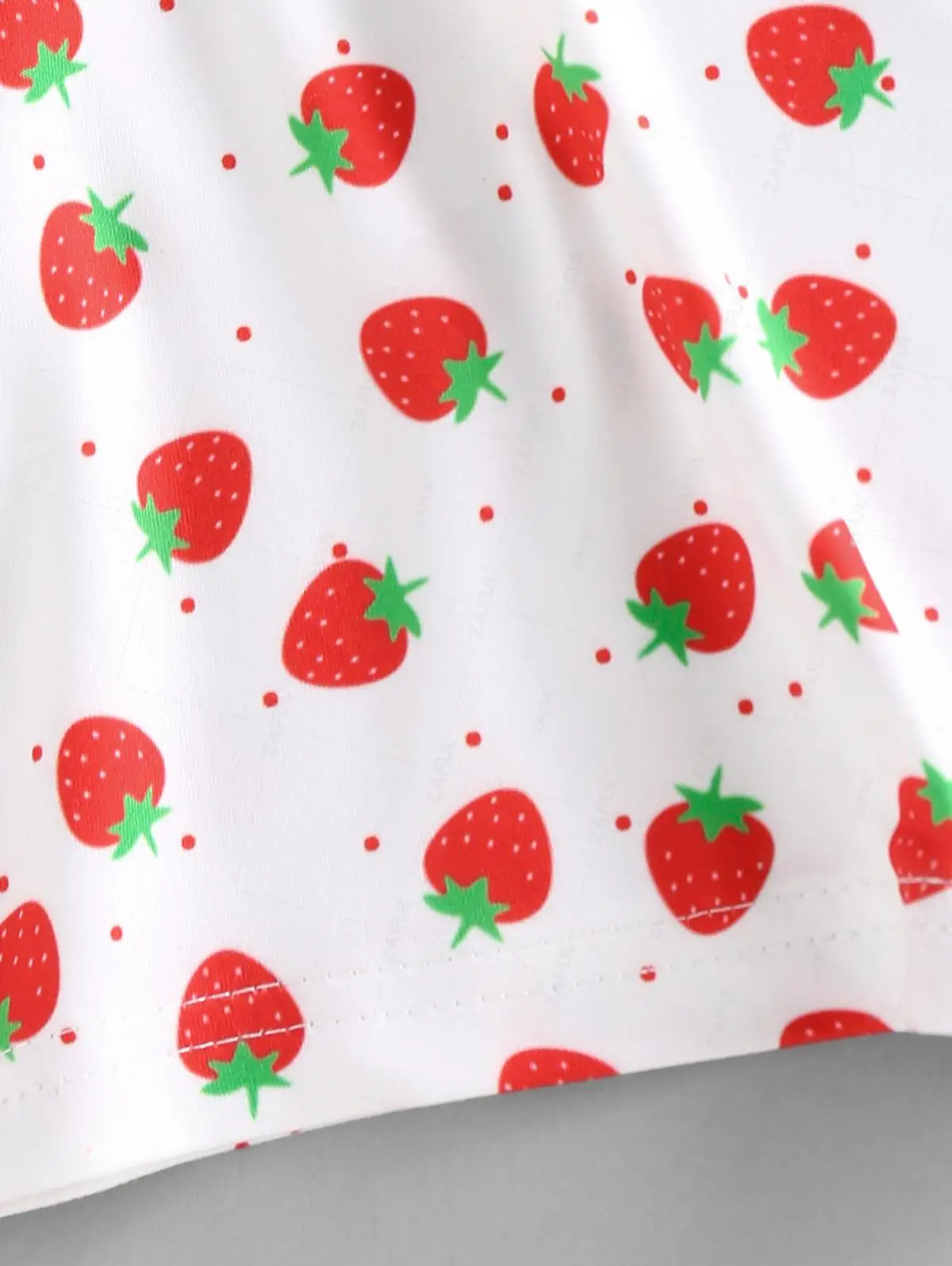 ZAFUL Women's Daily Sexy Strawberry Print Halter Bodycon Dress