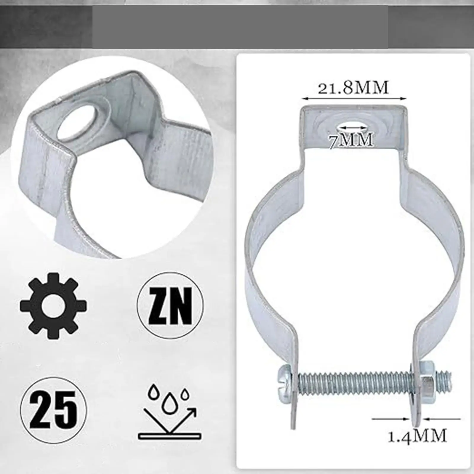 25 Pieces Galvanized Steel Conduit Hangers Rigid for Rigid Conduit Mounting to Surface Conduit Supports Professional
