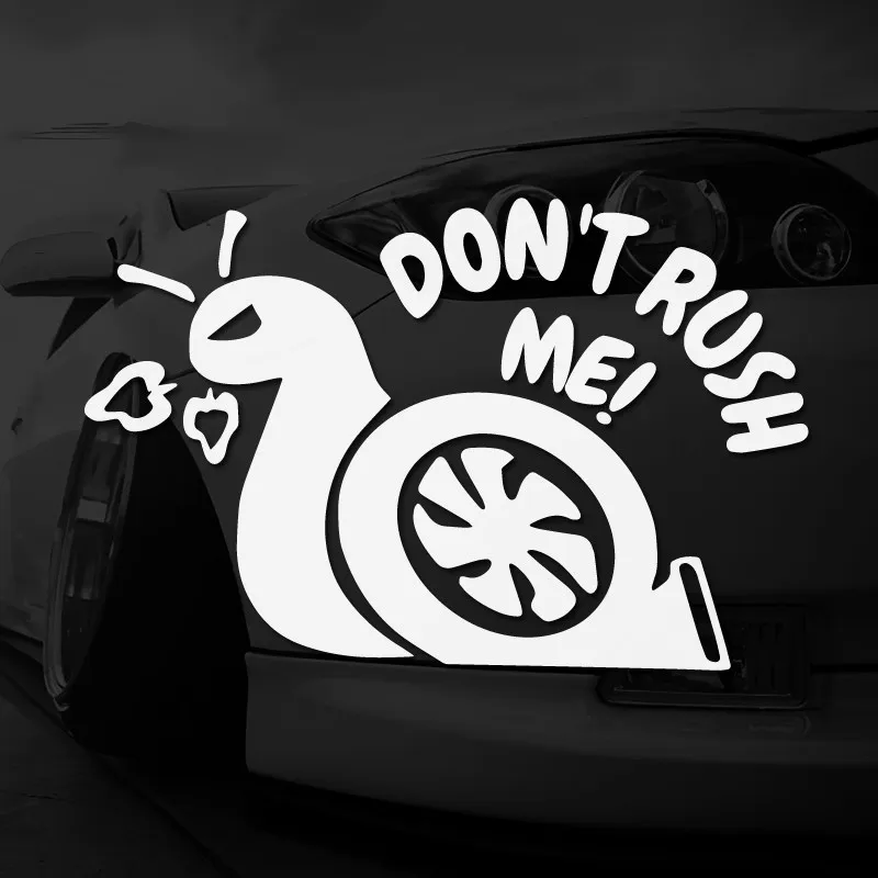 Road rage snail, don't rush me. Personalized creativity, car windows, triangular windows, decorative scratches