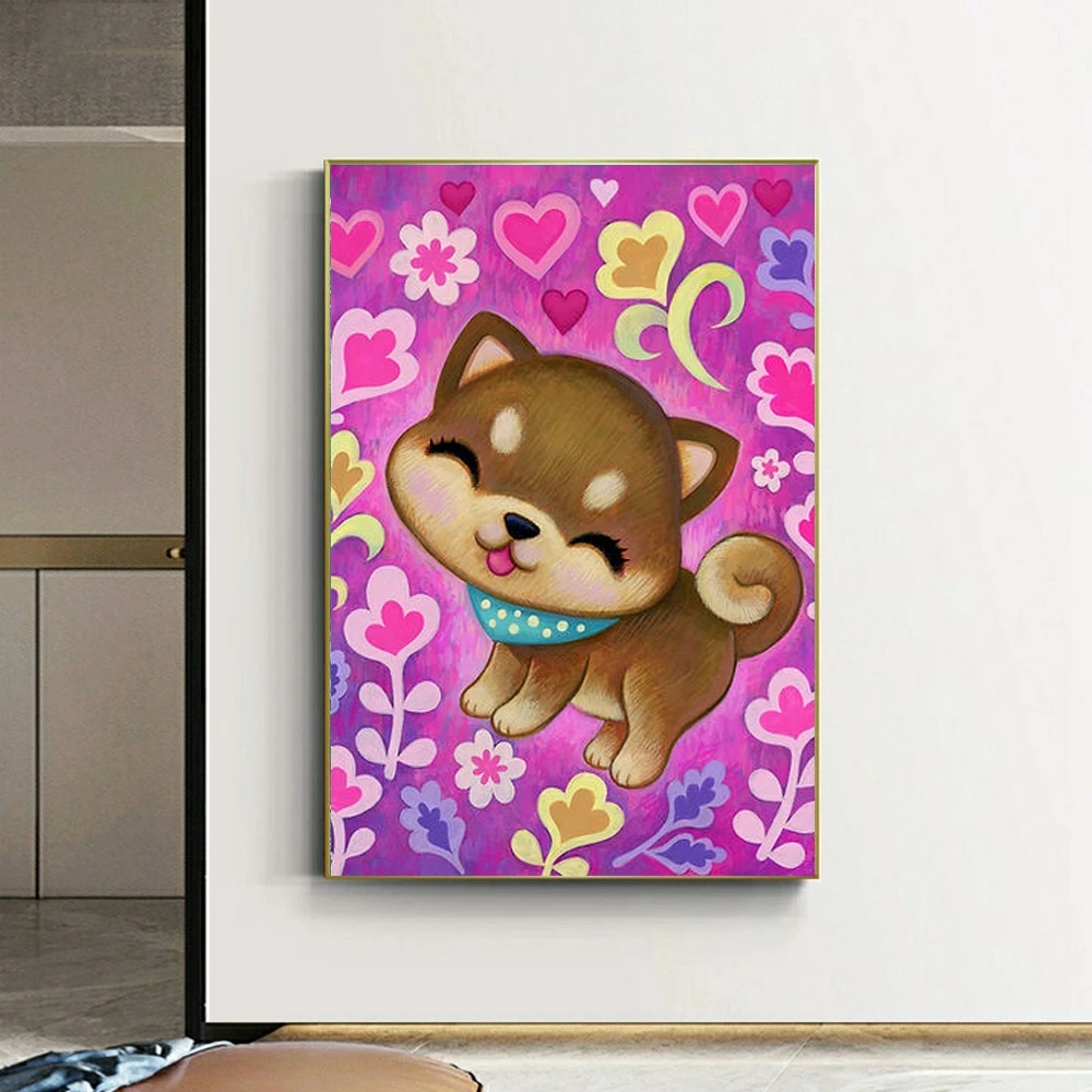 Cute Animals Cat Fox Diamond Painting 5D DIY Art Mosaic Embroidery Bathroom Decor Cross Stitch New Arrivals Adult Gift Offers,fr