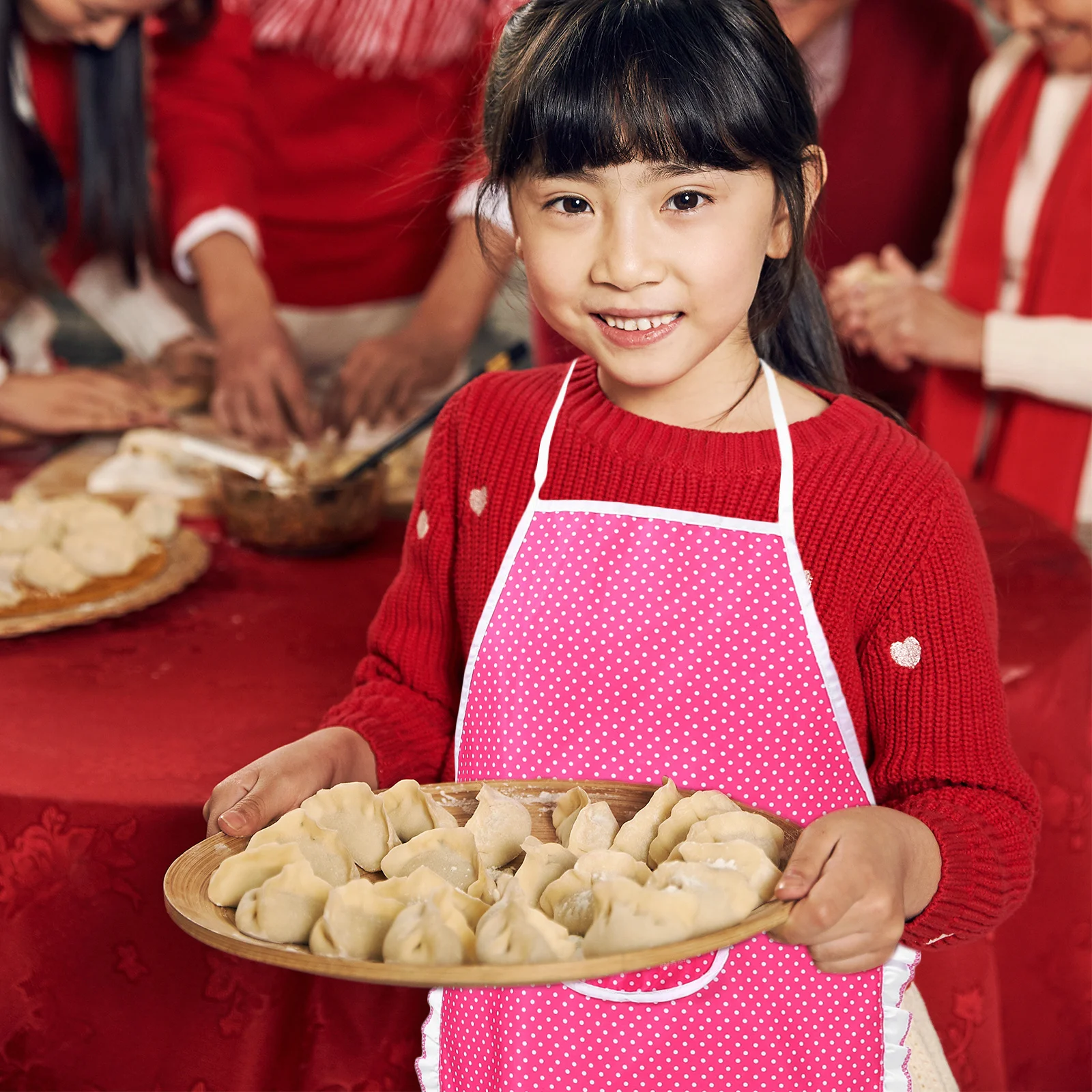 1Set Kinderen Chef Schort Cosplay Kostuum voor Koken Bakken Peuter Kids Chef Hoed Oven Mitten Beschermende Mat Kinderen schort