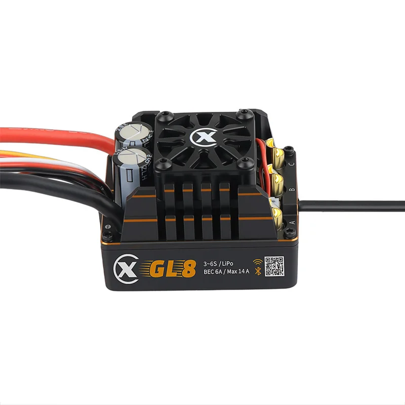 XC-ESC GL8 ESC 1/8 RC카용 센서리스 브러시리스 모터 FOC ESC 140A 3S 6S GL4274 모터용 BEC 6.0V/7.4V/8.4V RC카 새해 선물