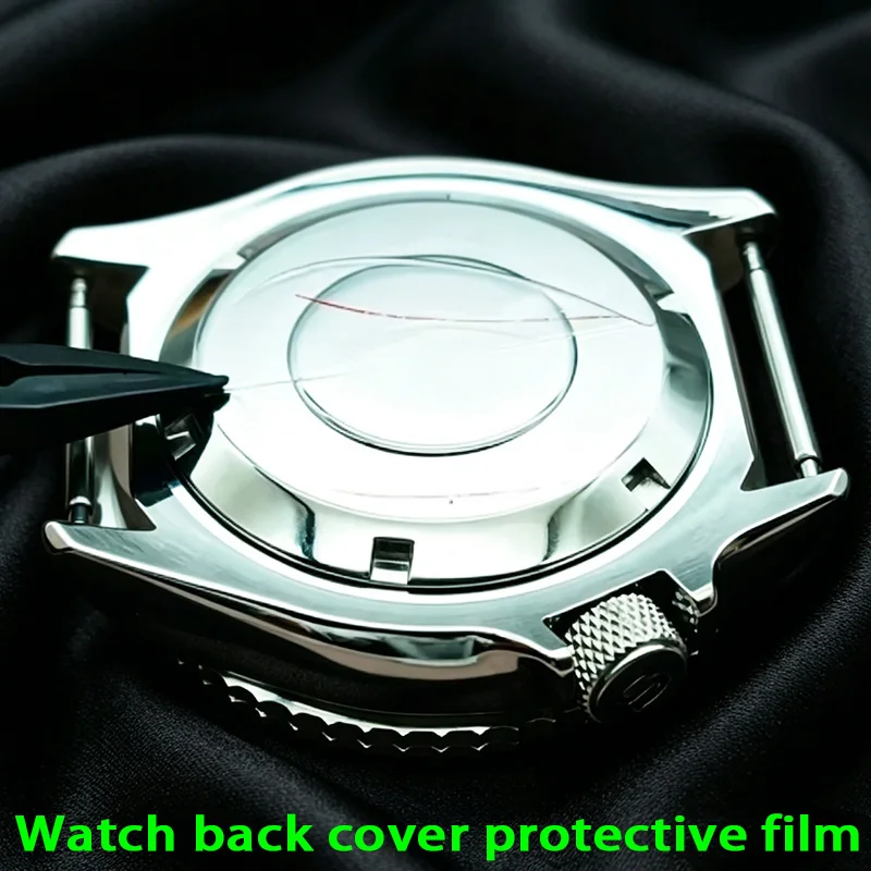 20/50PCS Watch Case Back Cover Waterproof Sticker Dia 16MM-45MM Bottom Cover Film Dustproof Waterproof Film For Watchmaker Parts
