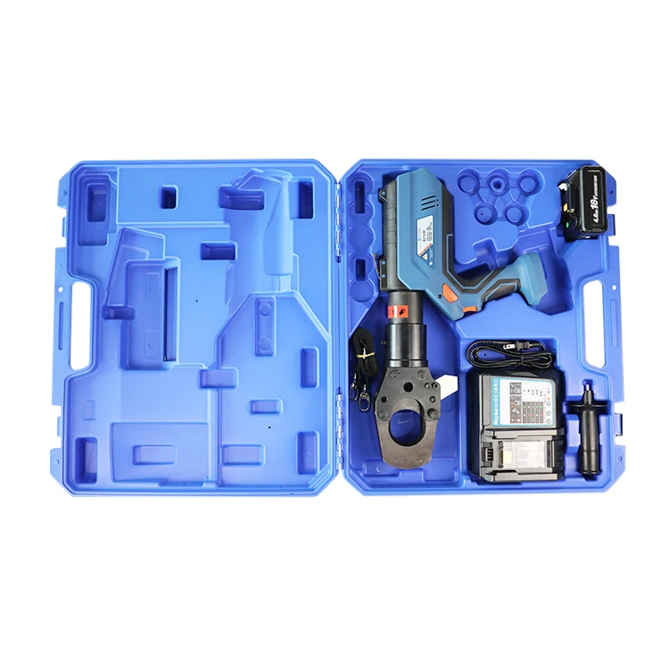 ECT-55 Intelligent Hydraulic Electric Cutter LCD 12T Battery Powered Hydraulic Cutting Tool 6