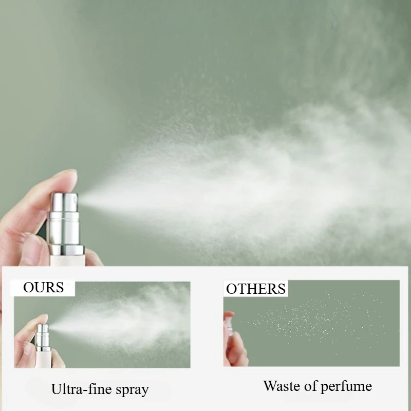 10ML Portable Compact Leather Perfume Bottle Multipurpose Sprayer Refillable Empty Perfume Atomizer for Travel Spray Bottle 1PC