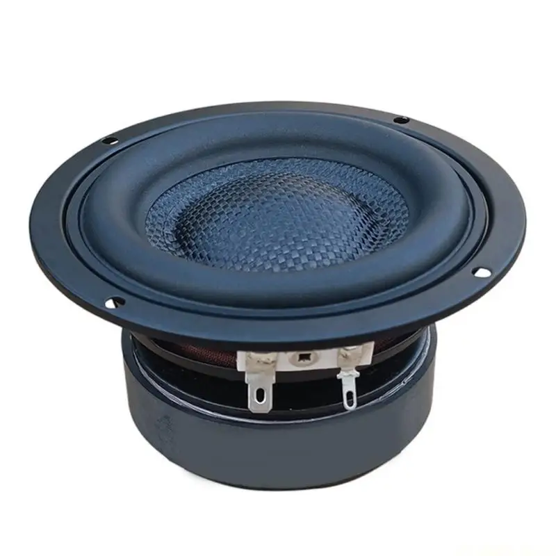 E56B Powerful Subwoofer Speakers Unit High Sensitivity Low End Home Sound Accessory 4inch 40W for Enhancing Performances