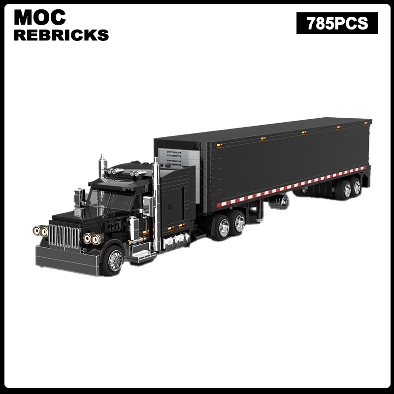 

Transportation Vehicles Series Peterbilt 379 MOC Large trucks Building Blocks Assembly Model Bricks Display Creative Kid Toys