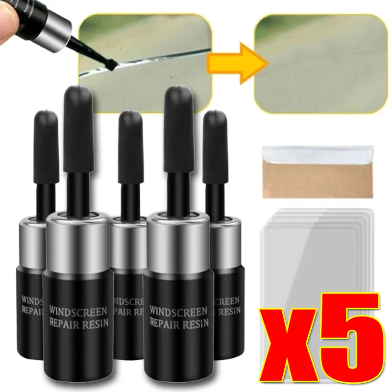 Car Windscreen Glass Scratch Repair Fluid Agent Set Window Glass Nano Scratch Crack CrackResin Repair Agent Tool Car Accessories