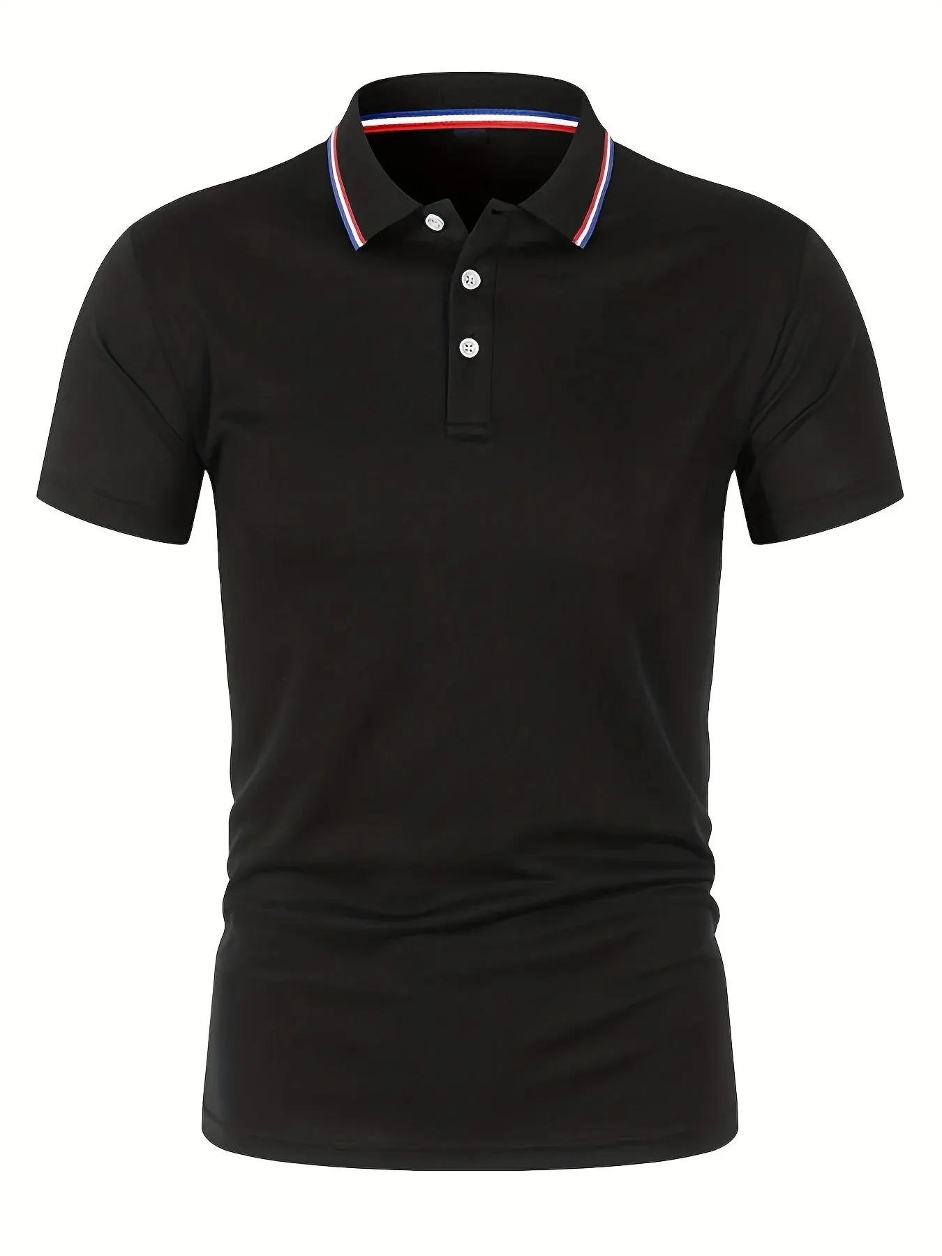 2025 Hot Sale Men's Summer Casual Breathable Comfortable Polo Shirt Men's Solid Color High Quality Short Sleeve T-Shirt 8 Sd8d3702a187340e0aa2c699403515172I