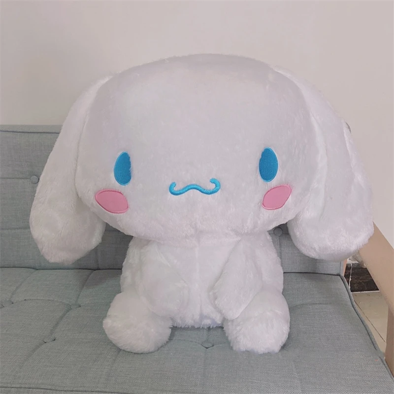 Sanrio Cinnamoroll Plush Toy Cute Stuffed Anime Plushies Sitting White Dog Plushies Girly Home Decor Birthday Gifts For Girl