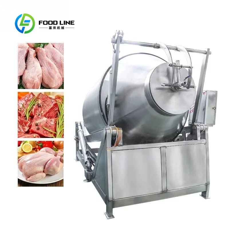 800L Vacuum Marinating Machine Meat Vacuum Tumbler Marinator Chicken Duck Meat Cured Meat Marinated Machine Customized