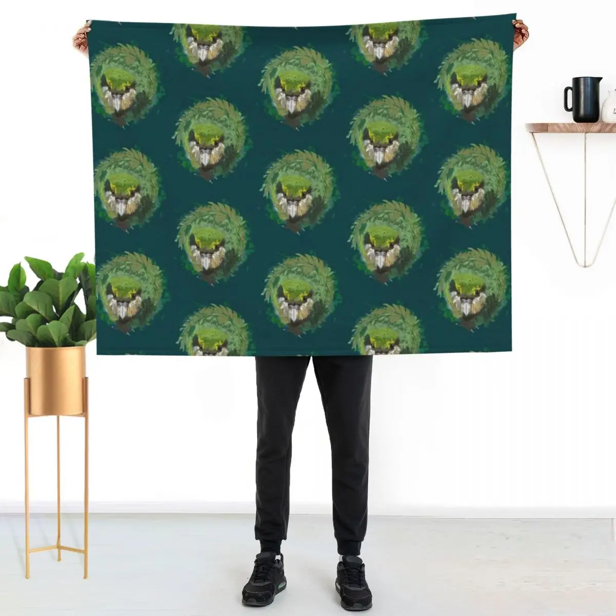 

Kakapo (3) Throw Blanket Stylish Decor Blanket Gift for Friends Roommate