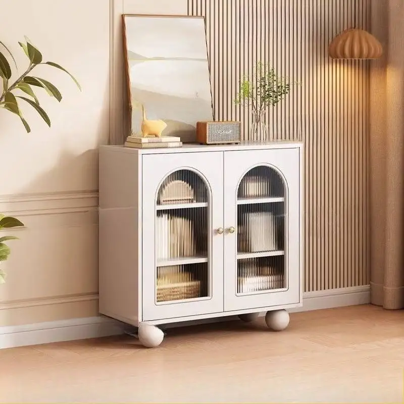 الاستقبال الأبيض خزائن غرفة المعيشة عرض ريفي خزانة غرفة المعيشة الخشبية توفير المساحة الإبداعية فيترينا الأثاث العصري