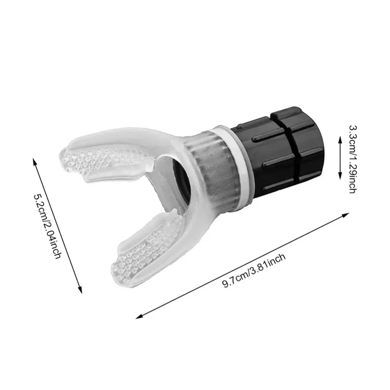 Breathing Trainer Lung Respirator Fitness Equipment Respiratory Silicone High Altitude Training Outdoor Expiratory Exercise Tool image 3