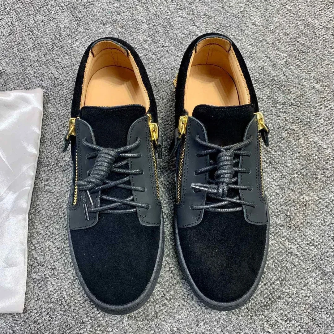 New Fashion Casual Sneakers for Men Brand Designer Women Tennis shoes Luxury Real Leather GZ Loafers Sports shoes 35-48 G0169