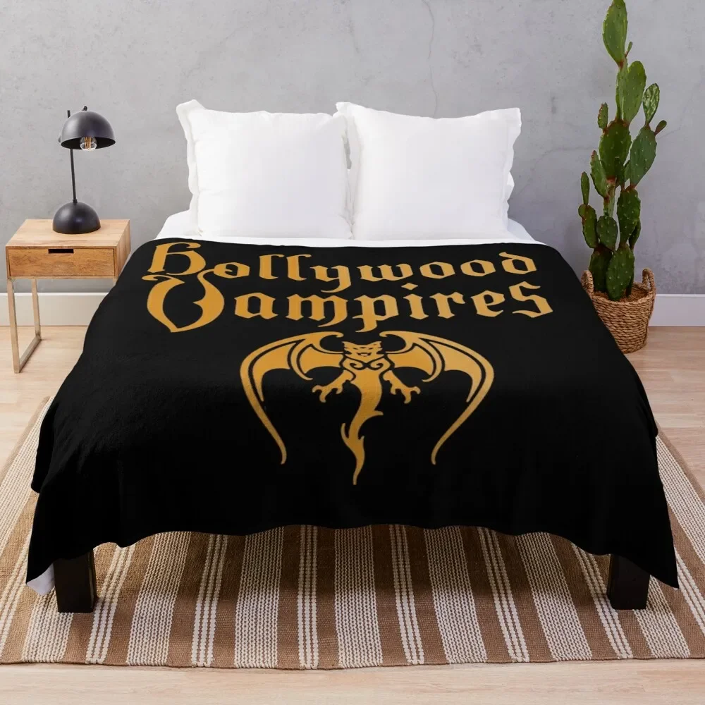 

Hollywood Vampires Throw Blanket For Decorative Sofa Softest manga Blankets