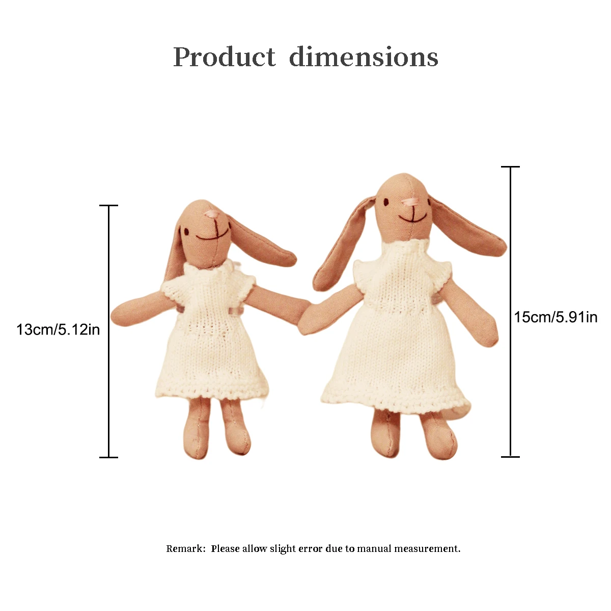 H13/15Cm Cute Rabbit Changeable Family Clothing Suitable for Bji Ob11 Miniature Mini Home Furnishings