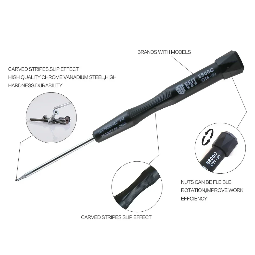 Bst-8800c 10 in 1 Philips magnetic Pentagon tri-wing Torx screwdriver combination repair tool mobile phone iPhone