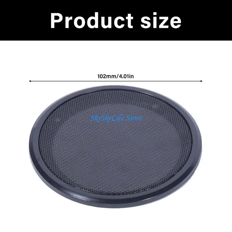 Cubierta malla parrilla altavoces servicio pesado E65E 3 pulgadas acero Mal acero con protectores equipos