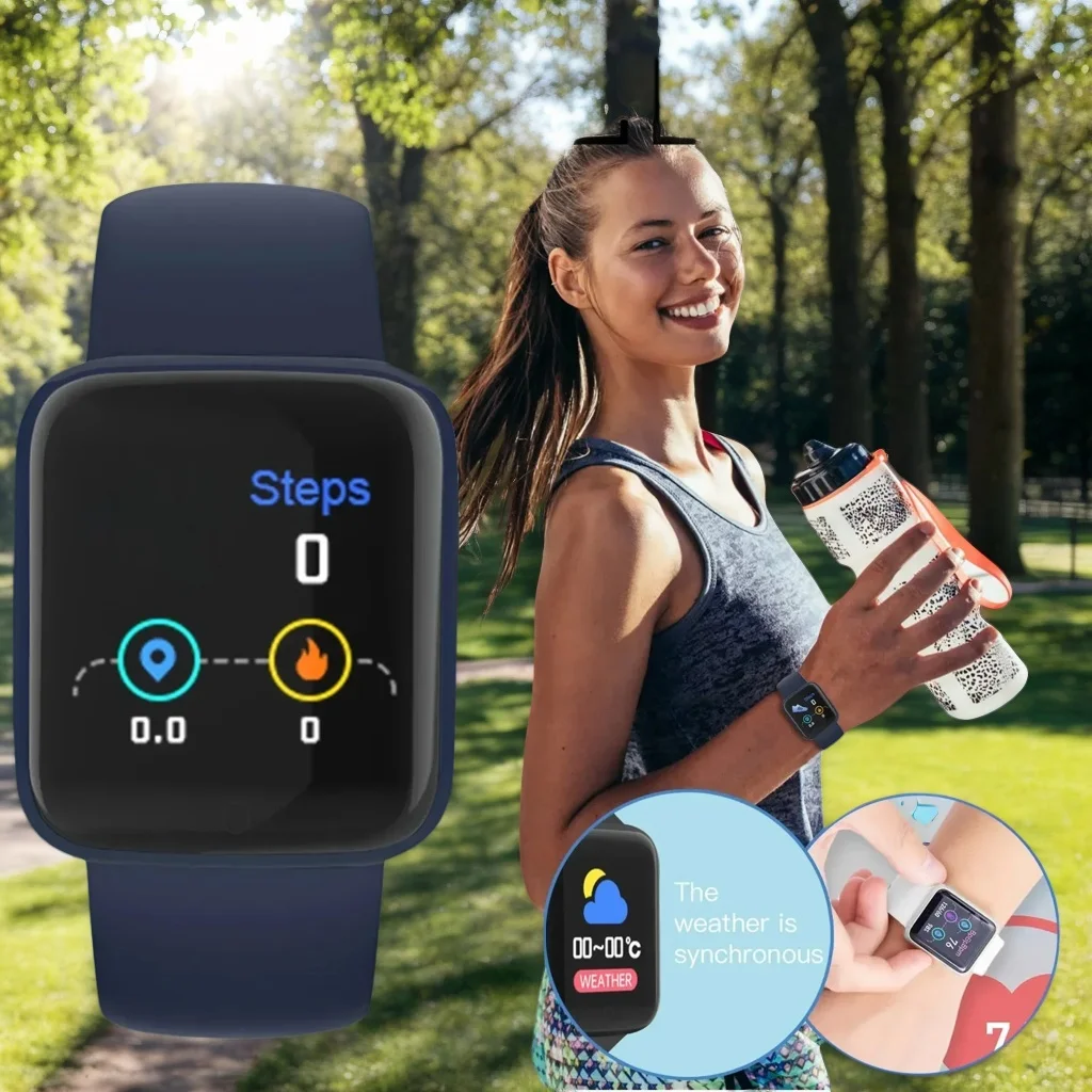 ​​2025 Rechargeable Fitness Watch - 7-Day Battery with Real-Time Health Alerts​​