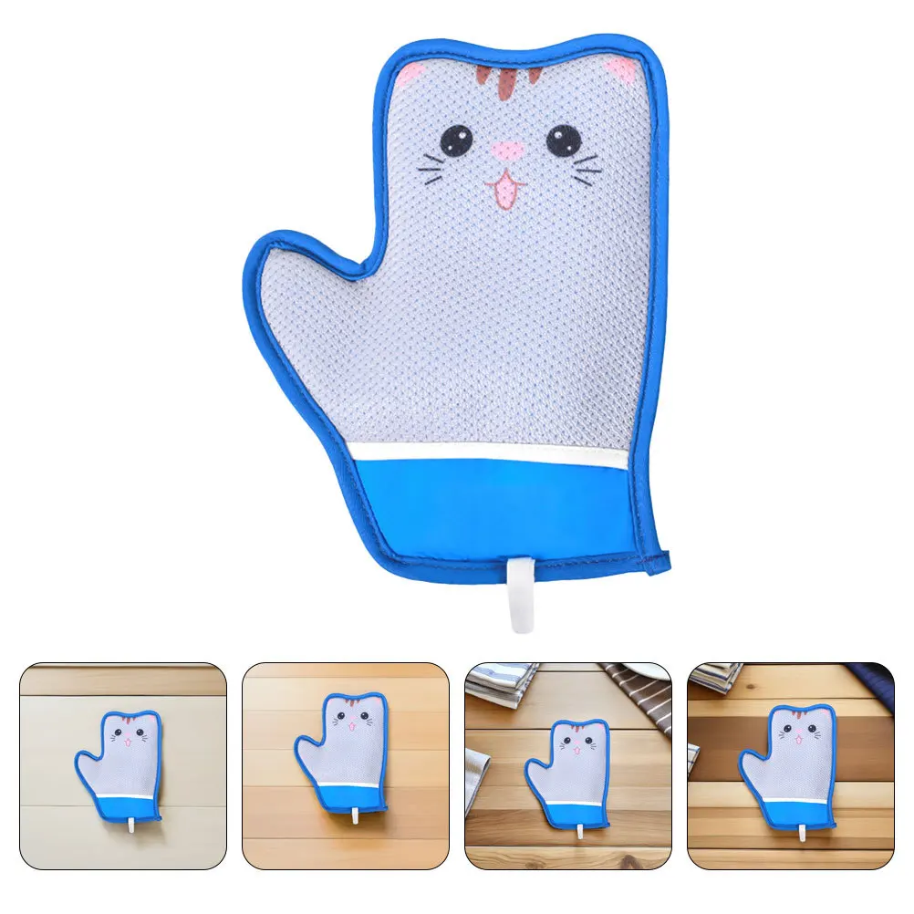 

Pet Hair Remover Gloves Double Sided Cat Grooming Mitt Electrostatic Cleaning Tool For Furniture Bedding Cars Reusable Pet