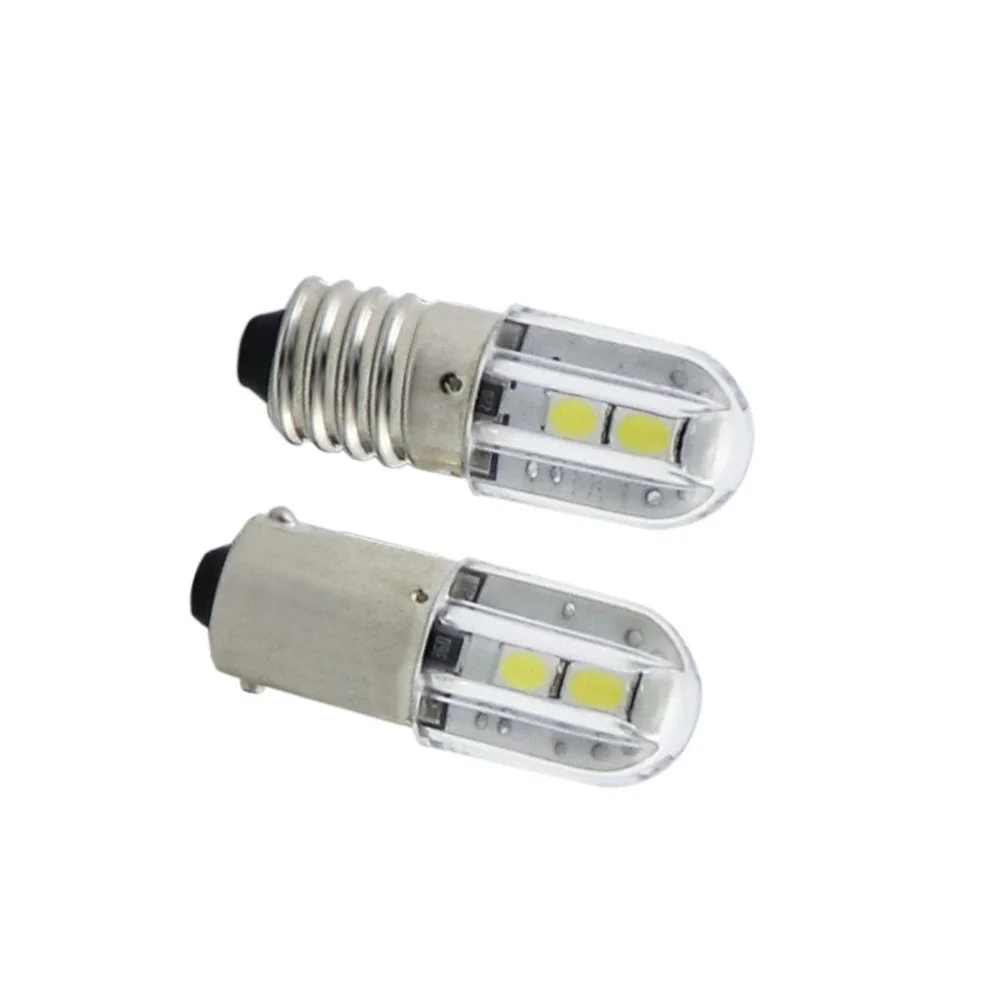 Ampoules indicatrices E10 Led 220v Ba9s pour éclairage automobile 6.3V 12V 24V 48V 60V 110V, paquet de 10