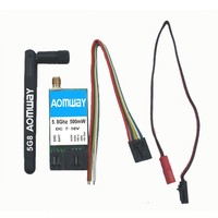 Aomway 5.8Ghz 500mW 15 Channel Audio/Video Transmitter Transmission  7-16V VTX Long distance anti-interference FPV TX