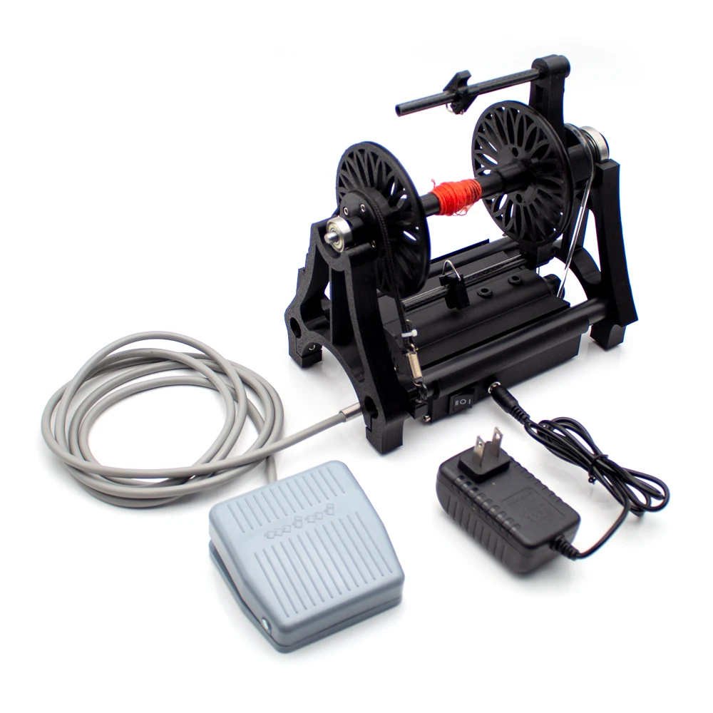AC100-240V  Electric Mini Spinning Wheel, Wool Spinning Fibre Spinning Wheel With pedal