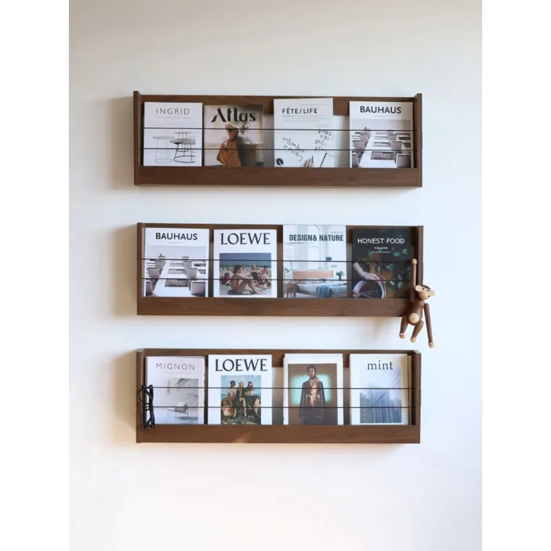 

Bookshelf hanging wall shelf wall hanging magazine rack storage rack display rack living room wall decoration simple book shelf
