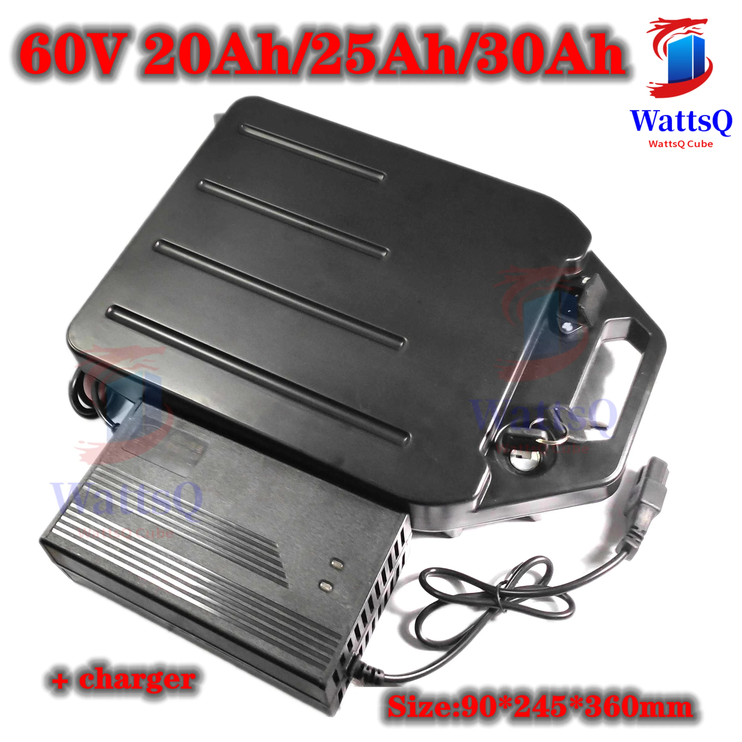 

60V 30Ah Lithium ion 60v 20Ah 25Ah li ion battery for two Wheel Foldable citycoco X7 X8 X9 scooter + 5A charger