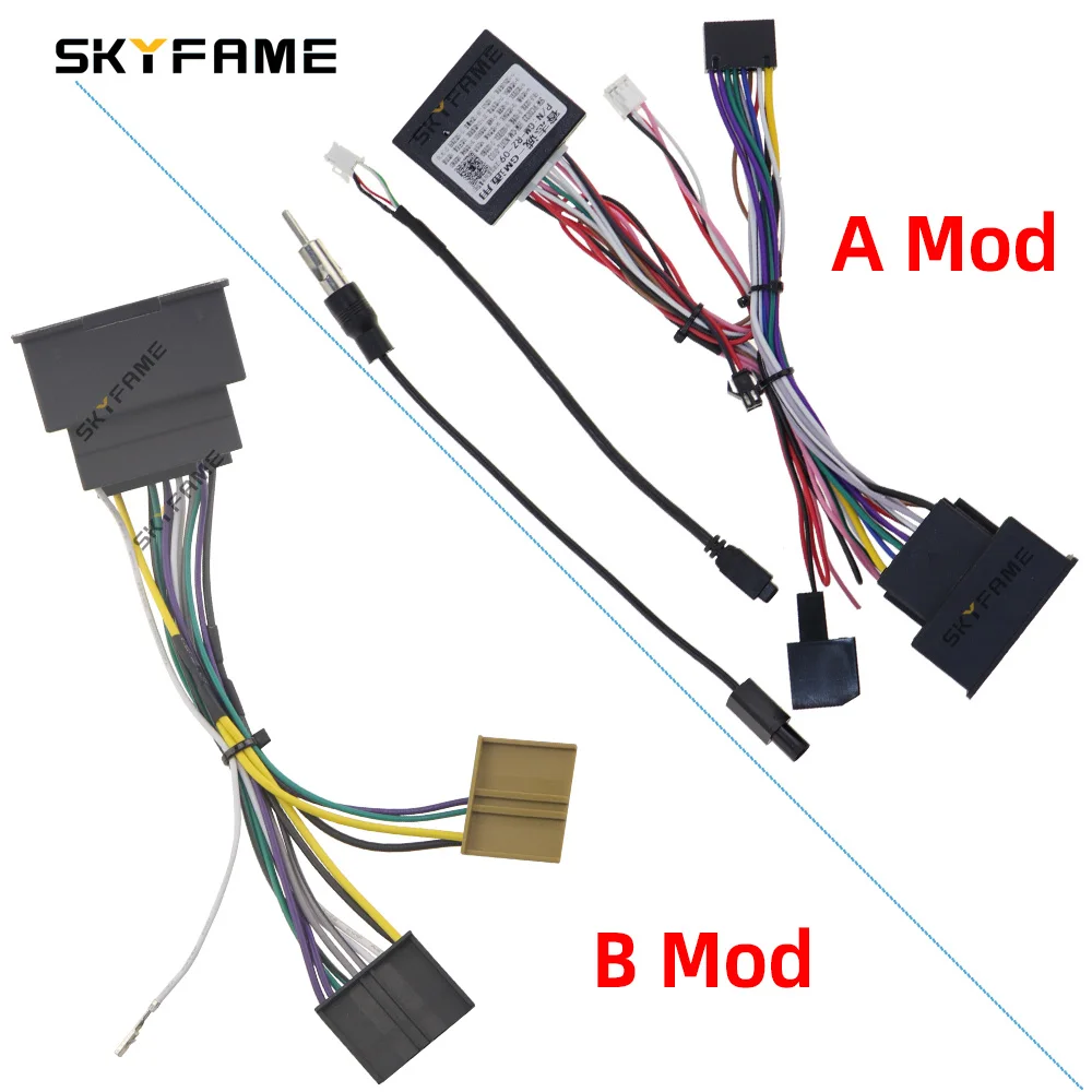 SKYFAME Car 16 Pin Wire Harness Adapter Canbus Box For Buick Regal Chevrolet Cruze Malibu Trax Track Tracker Aveo Opel Meriva B