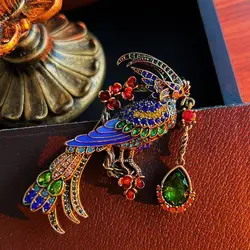 Light luxury color animal fashion classic retro heavy exaggerated brooch
