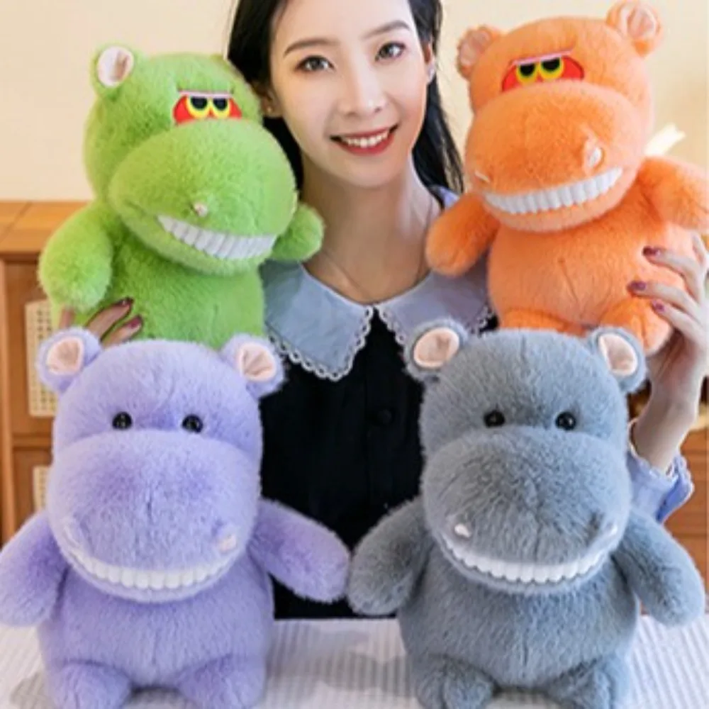 

The Bouncy Pig Moo Deng Plush Toys Cute Stuffed Pygmy Hippopotamus Pillow Cartoon Soft Angry Baby Hippo Doll Sofa Ornament