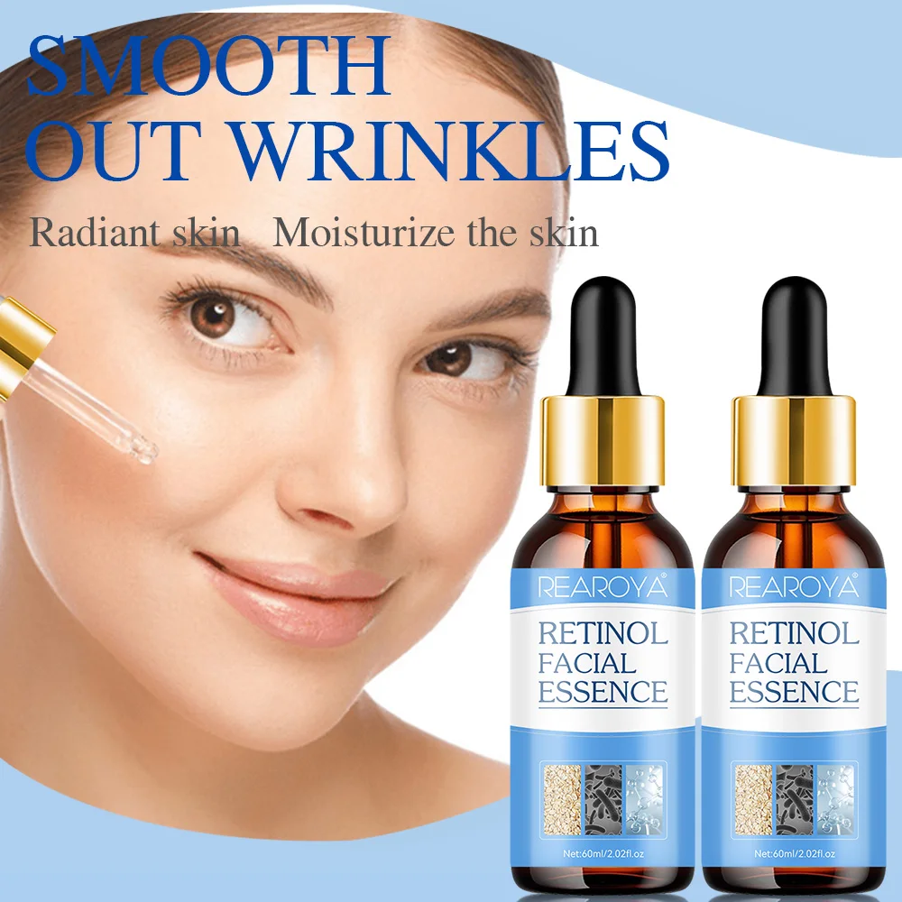 Remove Wrinkles Essence Fade Fine Line Lifting Firming Repair Smooth Moisturizing Nourish Retinol Serum Improve Skin Quality