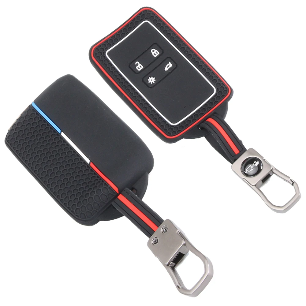 

Силиконовый чехол для ключей Renault Austral, Captur, Arkana, Koleos, Zoe, Scenic, Dacia Sandero, Duster, Logan, Jogger, Kadjar, Clio, Megane