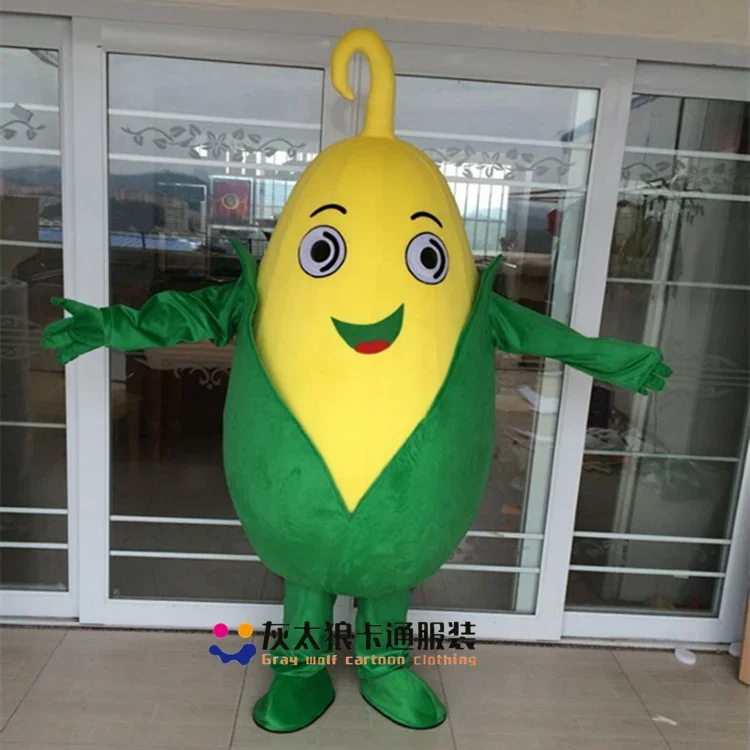 Vegetables Theme Anime Mascot Costumes Red Sweet Potato Mascot Orange Corn Taro Pomegranate Carnival Fancy Dress