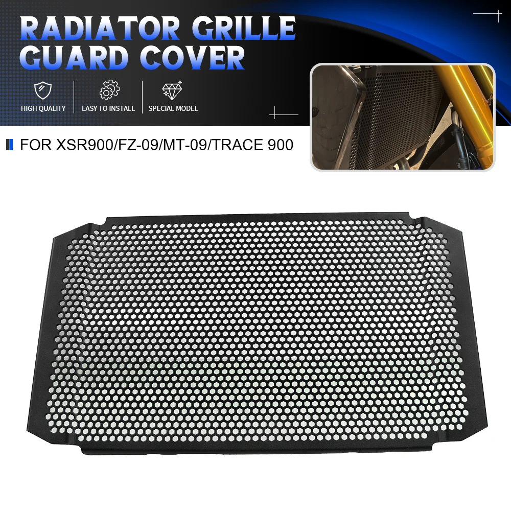 

FOR Yamaha XSR900 FZ-09 MT09 SP TRACE 900 GT 900ABS Radiator Guard Tank Grille Shield Engine Cooler Protector Mesh Cover MT-09