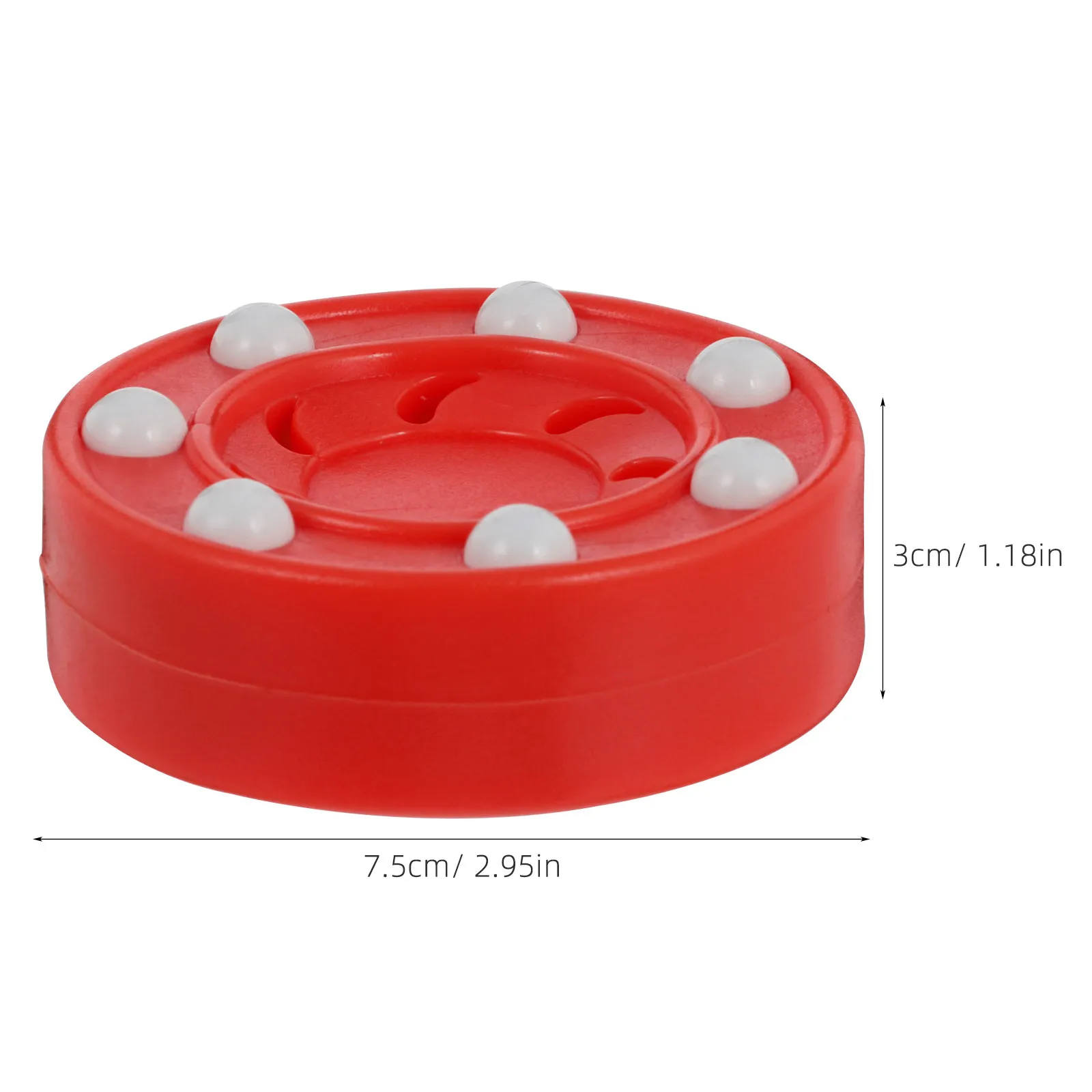 3pcs Lightweight Street Roller Hockey Pucks for Outdoor Asphalt Driveway Training & Team Practice