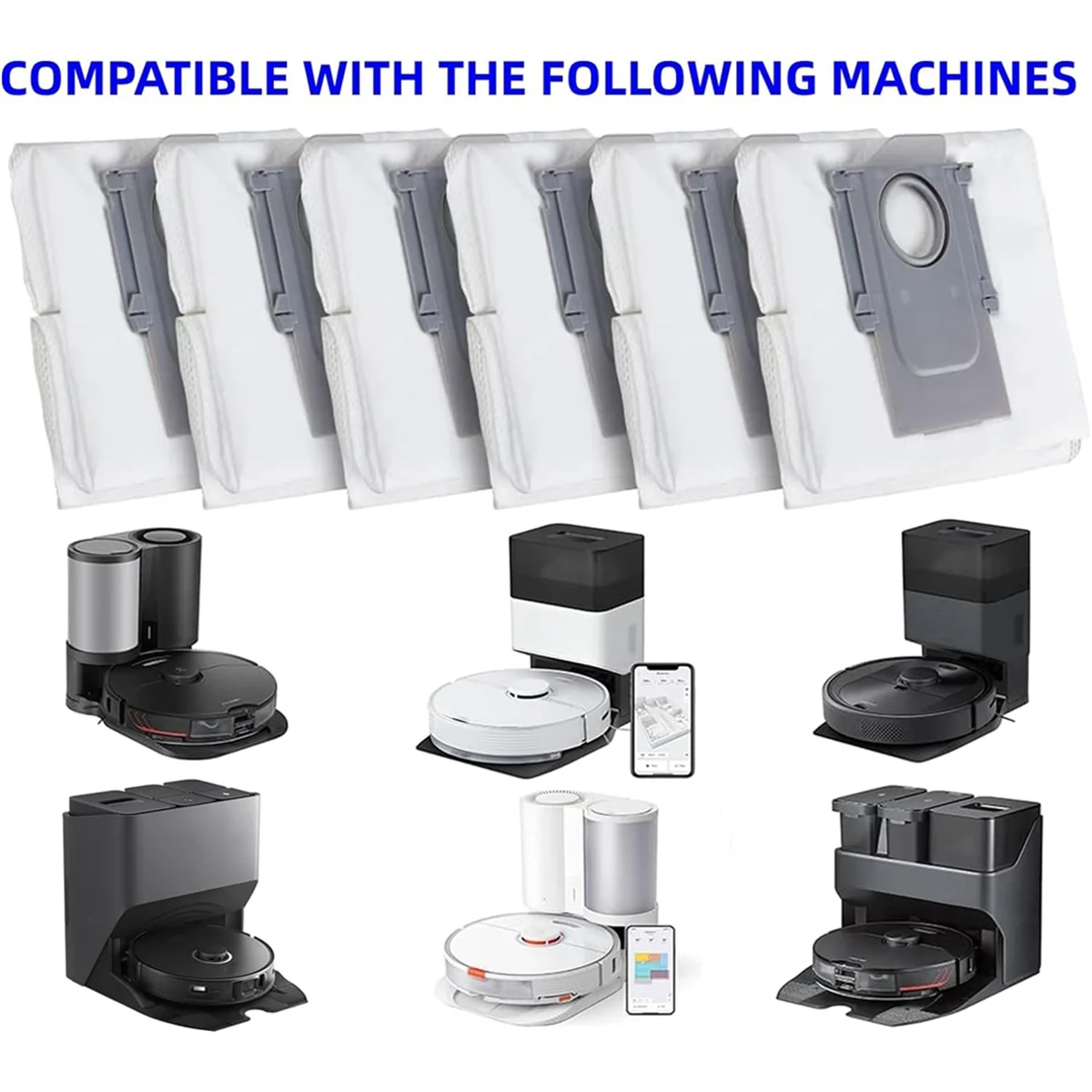 Dust Bags for S8+/ S8 Pro Ultra/ S7 MaxV Ultra/ S7 Pro Ultra/ +/ Max+/ Q8 Max+/ Q5 Pro+/ Q5+ Ultra Bags