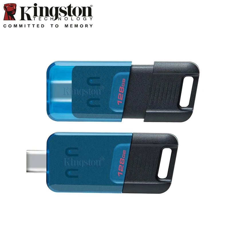 Kingston-atraveler قرص ذاكرة محمول U ، محرك أقراص فلاش من النوع C ، محرك أقراص قلم ، محرك أقراص أقلام ، 80 متر ، USB ، 64 جيجابايت ، way