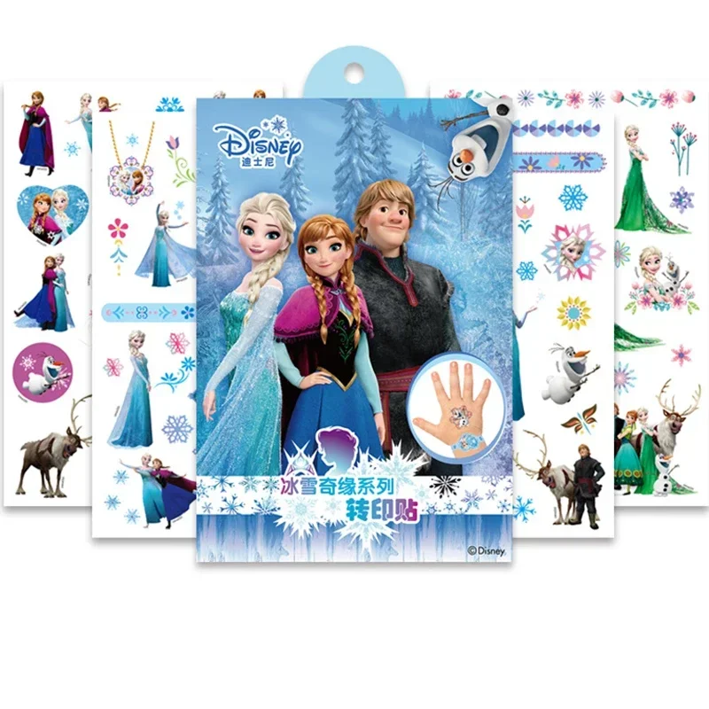 Disney cars boys Child Temporary Tattoo Body Art Flash Tattoo Stickers Toy Story  frozen Waterproof  Styling Sticker gift box