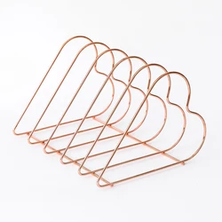 Metal Holder Multifunction Stainless Steel Mobile,Photos,Books,Magazines Storage Display Stands Office Desk Decoration