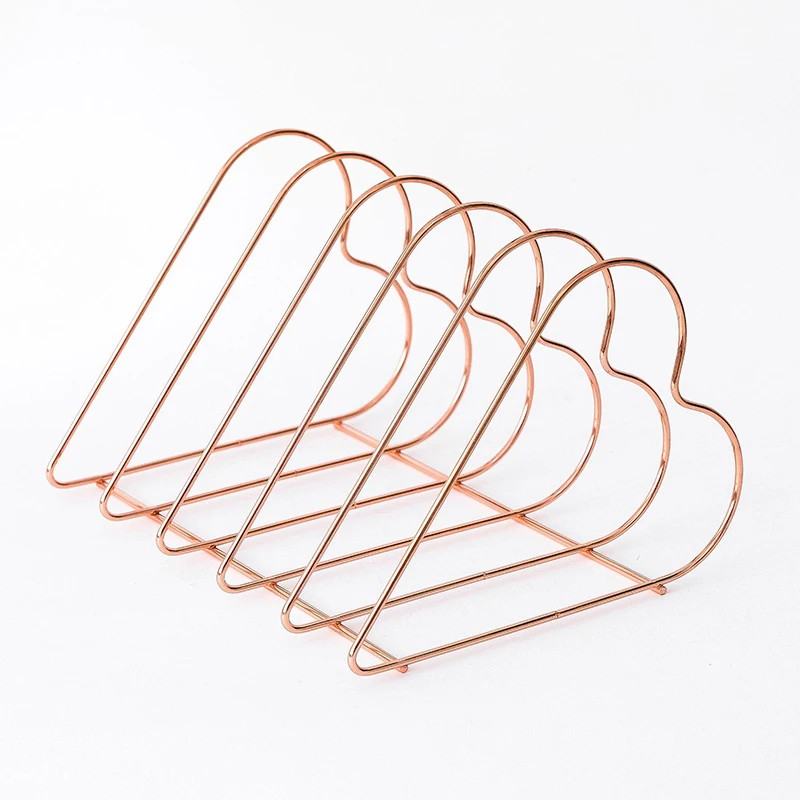 Metal Holder Multifunction Stainless Steel Mobile,Photos,Books,Magazines Storage Display Stands Office Desk Decoration